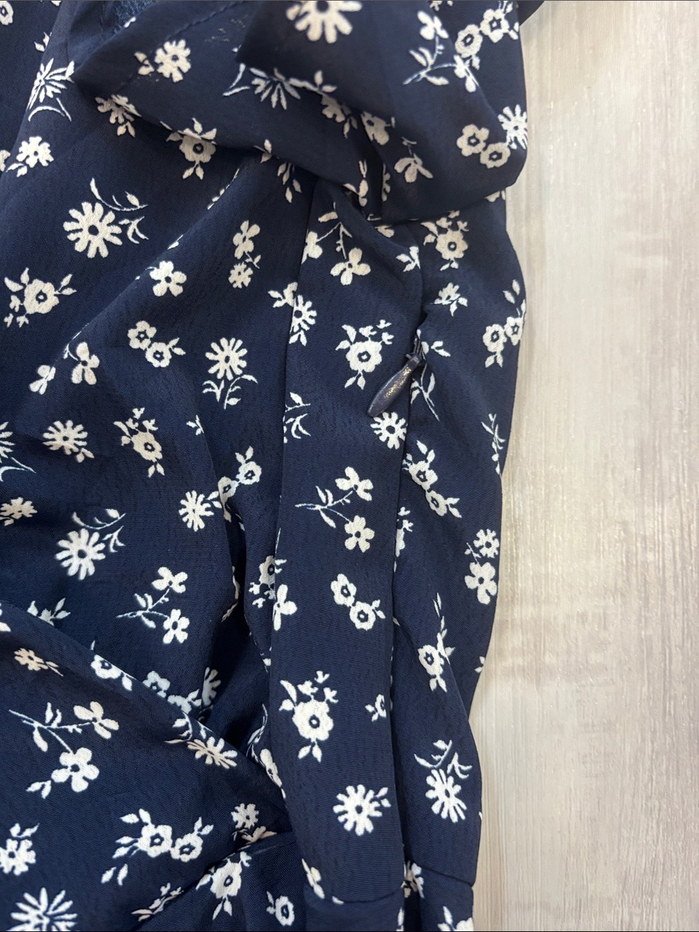 Altar'd State Navy and White Floral Midi Dress size Small - Picture 5 of 8